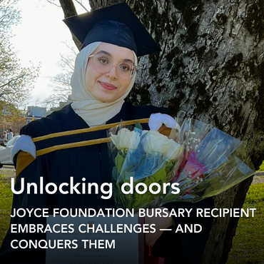 A photograph of Bana Sakkar at her graduation.